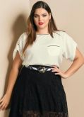 Blusa off white
