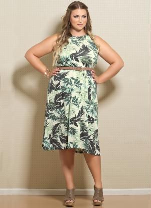 vestido Tiffany estampado