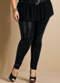 Calça tipo couro black