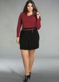 Blusa vermelho chardon