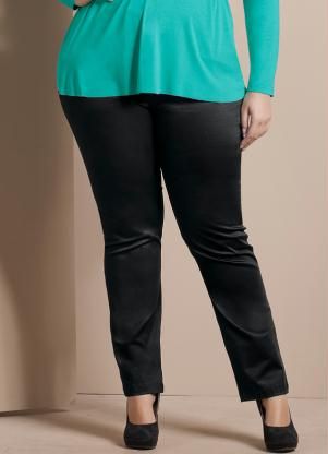 Calça de sarja preta