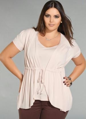 Blusa rosa antigo
