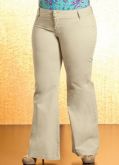 Calça jeans bege