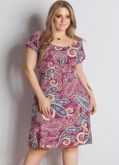 Vestido estampa de lenço