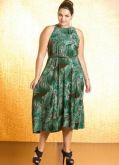 Vestido verde esmeralda