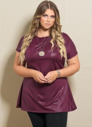 Blusa tipo couro vinho